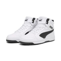 Buty sportowe męskie Puma Rebound V6. Białe buty sportowe na co dzień męskie Puma, na wiosnę, z gumy, bez zapięcia, do biegania. Za 246.00 zł.