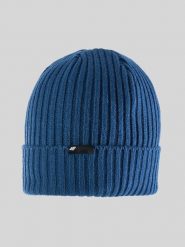 4F Czapka zimowa Thinsulate męska - granatowa Uniwersalny. Niebieskie czapki męskie 4f, na zimę, bez wzorów, z polaru, sportowe. Za 69.99 zł.