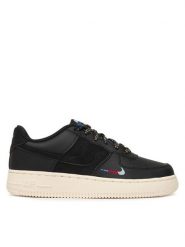 Nike Sneakersy Air Force 1 LV8 1 (GS) HQ1907 001 Czarny. Czarne buty sportowe dziewczęce Nike, bez wzorów, ze skóry, bez zapięcia. Za 479.99 zł.
