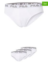 Fila Slipy (3 pary) w kolorze białym rozmiar: L. Białe slipki męskie Fila, bez wzorów. Za 65.99 zł.