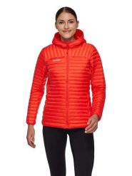 Mammut Kurtka pikowana "Broad Peak Light IN" w kolorze czerwonym rozmiar: S. Czerwone kurtki damskie Mammut, s, bez wzorów, z syntetyku, bez kaptura. Za 764.95 zł.