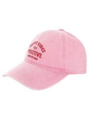 Zwillingsherz Czapka "Happy Vibes" w kolorze jasnoróżowym rozmiar: onesize. Różowe czapki z daszkiem damskie Zwillingsherz, bez wzorów, z bawełny. Za 62.90 zł.
