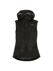 Craft PRO Hydro Lightweight Vest W lekka, wodoodporna kamizelka. Czarne kamizelki damskie Craft, l, z materiału. Za 468.35 zł.