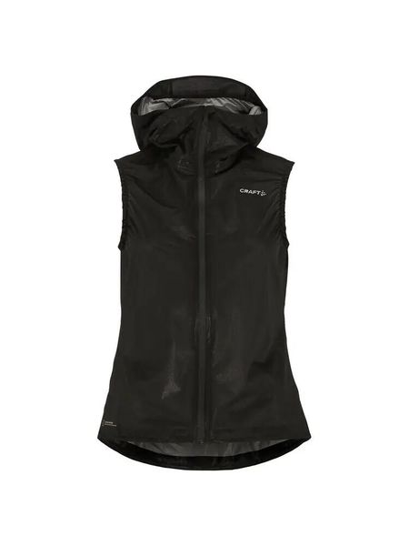 Craft PRO Hydro Lightweight Vest W lekka, wodoodporna kamizelka. Czarne kamizelki damskie Craft, l, z materiału. Za 468.35 zł.