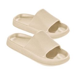 Beco Airkiss Easy damskie klapki beżowe. Brązowe klapki damskie 47 Brand, bez wzorów, z materiału, bez obcasa. Za 201.99 zł.