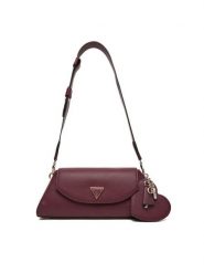 Guess Torebka Bolena HWZG92 07190 Bordowy. Czerwone torebki klasyczne damskie Guess, z aplikacjami, ze skóry, bez dodatków. Za 299.99 zł.