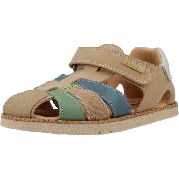 Sandały PABLOSKY 074434P Brązowy. Brązowe obuwie trekkingowe damskie Pablosky, bez wzorów, ze skóry, bez obcasa. Za 271.99 zł.