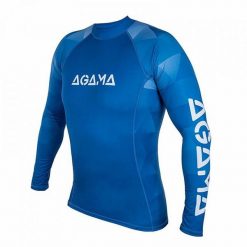 Męska koszulka lycrowa BLUE MAN. Niebieskie koszulki męskie z długim rękawem AGAMA, m, z lycry. Za 225.56 zł.