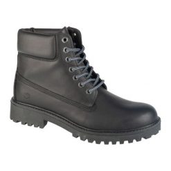Buty Skórzane Lumberjack River 2 SMH6901-001-B01-CB001 czarne. Czarne buty trekkingowe męskie ze skóry, bez zapięcia, trekkingowe. Za 573.35 zł.