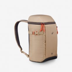 Lodówka-plecak Quechua 100 - 10 litrów. Brązowe plecaki damskie QUECHUA, bez wzorów, z materiału, sportowe. Za 59.99 zł.