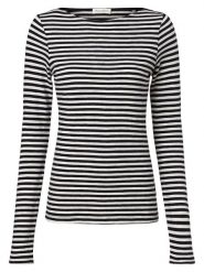 Marc O'Polo koszulka z długim rękawem Kobiety Bawełna niebieski|biały, XL. Białe t-shirty damskie Marc O´Polo, uniwersalny, bez wzorów, z bawełny, bez kołnierzyka. Za 249.95 zł.