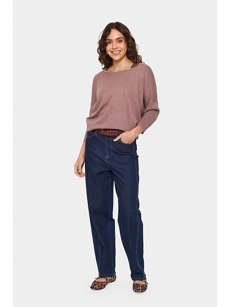 SAINT TROPEZ Sweter w kolorze jasnoróżowym rozmiar: M. Różowe swetry klasyczne damskie Saint Tropez, m, bez kołnierzyka. Za 100.75 zł.