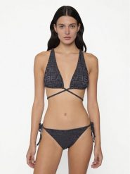 EA7 Emporio Armani Bikini 7W001067 AF20662 F8222 Szary ciemny. Szare bikini damskie EA7 Emporio Armani, bez wzorów. Za 429.99 zł.