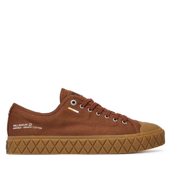 Trampki Palladium. Brązowe trampki i tenisówki męskie Palladium, bez wzorów, bez zapięcia. Za 379.99 zł.