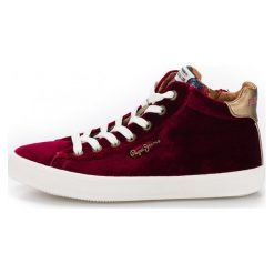 Pepe Jeans Damskie tenisówki PLS30768_aw18 36 burgund. Czerwone trampki i tenisówki damskie Pepe Jeans, bez wzorów, z jeansu. W wyprzedaży za 273.00 zł.