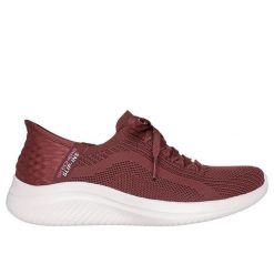Buty sportowe Sneakersy damskie, Skechers Slip-Ins Ultra Flex 3.0 - Brilliant. Brązowe buty sportowe na co dzień damskie Skechers, bez wzorów. Za 339.99 zł.