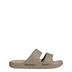 Sandały ZNSORY. Czarne sandały damskie Adidas, bez wzorów, bez obcasa. Za 219.00 zł.