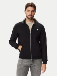 Guess Bluza M6BQ52 K6169 Czarny Slim Fit. Czarne bluzy bez kaptura męskie Guess, m. Za 434.99 zł.