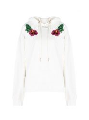 Pinko Bluza "Mutato" | 101213 A0VG | Kobieta | Biały. Białe bluzy z kapturem damskie Pinko, s, z bawełny. W wyprzedaży za 549.00 zł.