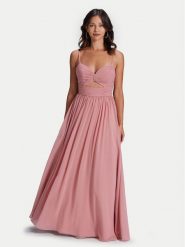 Swing Sukienka wieczorowa 5AH025HK Różowy Slim Fit. Czerwone sukienki damskie Hey Kyla, bez wzorów, z syntetyku, wizytowe, bez kołnierzyka, bez ramiączek. Za 939.99 zł.