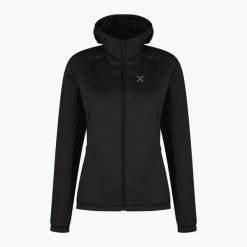Bluza damska Montura Fadis Grid Hooded Maglia. Czarne bluzy bez kaptura damskie MONTURA. Za 369.99 zł.