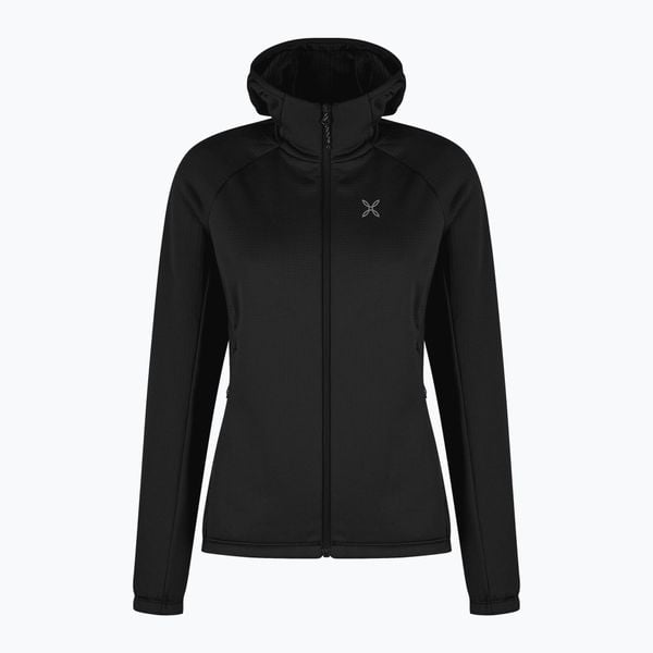 Bluza damska Montura Fadis Grid Hooded Maglia. Czarne bluzy bez kaptura damskie MONTURA. Za 369.99 zł.