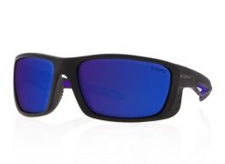 Okulary przeciwsłoneczne SPORT EVEREST Matt Black Blue/ BlueREVO + ETUI. Czarne okulary przeciwsłoneczne męskie OPC, z materiału. Za 199.99 zł.