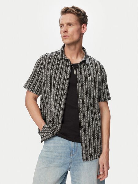 Quiksilver Koszula Street Way EQYWT04608 Czarny Regular Fit. Czarne koszule męskie Quiksilver, m, bez wzorów, z bawełny, bez kołnierzyka, bez ramiączek. Za 299.99 zł.