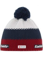 Eisbär Czapka "Star" w kolorze granatowo-biało-czerwonym rozmiar: onesize. Białe czapki zimowe damskie Eisbar, z wełny. Za 114.17 zł.