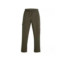 Spodnie cargo Under Armour Vibe Woven. Czarne spodnie sportowe męskie Under Armour, z materiału. Za 398.20 zł.