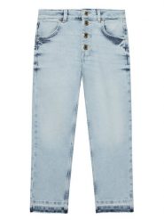 Guess Jeansy J5GA05 D5NK0 Niebieski Regular Fit. Niebieskie spodnie dziewczęce Guess, z bawełny. Za 159.99 zł.