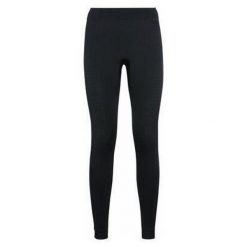 Spodnie techniczne termoaktywne damskie Odlo Performance Warm Eco. Czarne bielizna termoaktywna damska Odlo, l, bez wzorów. Za 341.00 zł.
