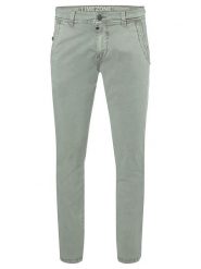 Timezone Spodnie chino "Lui" - Regular fit - w kolorze miętowym rozmiar: W33/L34. Zielone spodnie materiałowe męskie Timezone, bez wzorów. Za 144.92 zł.