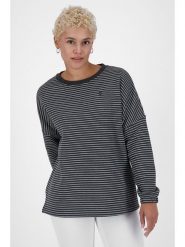 Alife and kickin Bluza "DeniseAK" w kolorze antracytowym rozmiar: M. Czarne bluzy bez kaptura damskie Alife and Kickin, m, z bawełny. Za 122.09 zł.