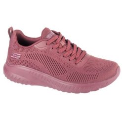 Buty sportowe Sneakersy damskie, Bobs Squad Chaos - Face Off. Fioletowe buty sportowe na co dzień damskie Skechers, bez wzorów, trekkingowe. Za 269.99 zł.