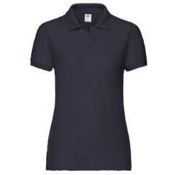 Koszulka Polo Damska. Niebieskie bluzki sportowe damskie Fruit of the Loom, xl, bez wzorów, bez ramiączek. Za 66.99 zł.