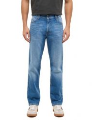 Męskie Spodnie jeansowe Mustang Style Tramper Straight Denim Blue 1017440 5000 582. Niebieskie spodnie materiałowe męskie Mustang, bez wzorów, z denimu. Za 219.99 zł.