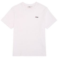 Koszulka damska Fila Lignano. Białe t-shirty damskie Fila, l, bez wzorów, z bawełny, bez kołnierzyka. Za 112.94 zł.