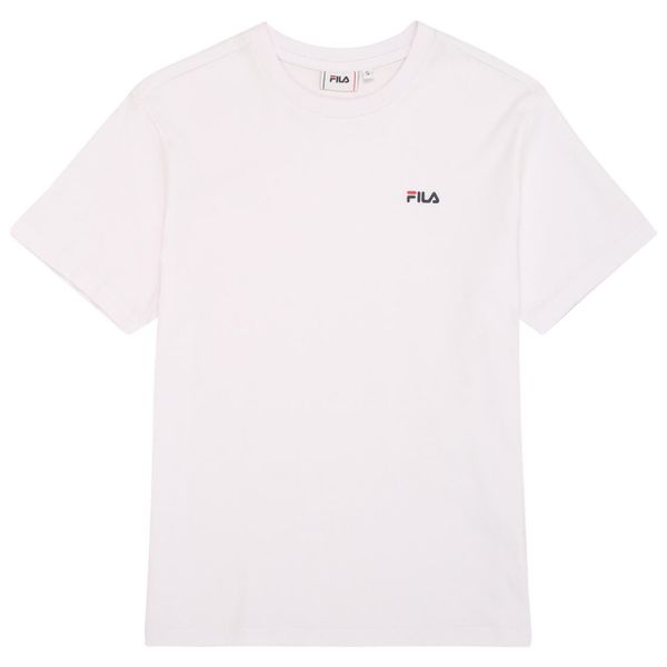 Koszulka damska Fila Lignano. Białe t-shirty damskie Fila, s, bez wzorów, z bawełny, bez kołnierzyka. Za 79.00 zł.