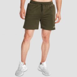 Szorty męskie fitness regular ze sznurkiem Espresso Limitless. Brązowe szorty męskie GYMBEAM, l, z bawełny, na fitness i siłownię. Za 97.90 zł.