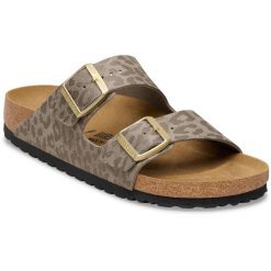 Klapki Birkenstock Arizona Syntetyczne Damskie. Żółte klapki damskie Birkenstock, bez wzorów, z materiału, bez obcasa. Za 505.90 zł.