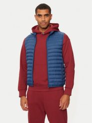United Colors Of Benetton Kamizelka 2BA2UJ005 Niebieski Regular Fit. Niebieskie kamizelki męskie United Colors Of Benetton, m, z syntetyku. Za 209.99 zł.