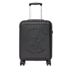 Walizka kabinowa Beverly Hills Polo Club. Czarne walizki Beverly Hills Polo Club, bez wzorów. Za 299.99 zł.