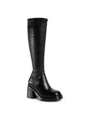Vagabond Shoemakers Kozaki Brooke 5044-002-20 Czarny. Czarne kozaki damskie Vagabond Shoemakers, ze skóry, bez obcasa, na słupku. Za 869.99 zł.