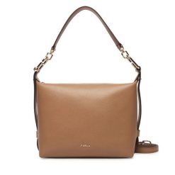 Torebka Furla. Brązowe torebki klasyczne damskie Furla, bez wzorów, bez dodatków. Za 1,199.00 zł.