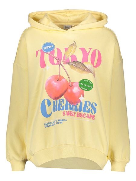 ONLY Bluza w kolorze żółtym rozmiar: XS. Żółte bluzy z kapturem damskie Only, xs. Za 66.47 zł.