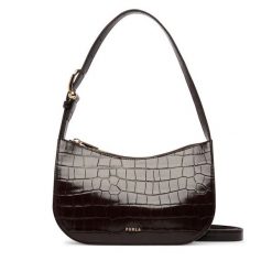 Torebka Furla. Brązowe torebki klasyczne damskie Furla, bez wzorów, bez dodatków. Za 1,579.00 zł.