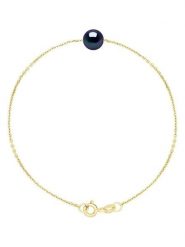 Pearl Addict Złota bransoletka z perłą rozmiar: onesize. Żółte bransoletki damskie Pearl Addict, złote. Za 222.45 zł.