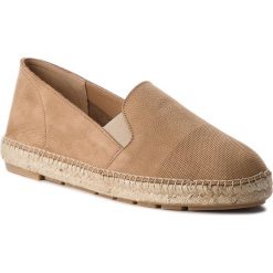 Espadryle EVA MINGE - Moraleja 3F 18MJ1372390ES 403. Brązowe espadryle damskie Eva Minge, bez wzorów, z gumy, bez obcasa, na płaskiej podeszwie. W wyprzedaży za 199.00 zł.
