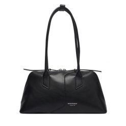 Torebka Emporio Armani. Czarne torebki klasyczne damskie Emporio Armani, bez wzorów, bez dodatków. Za 1,779.00 zł.